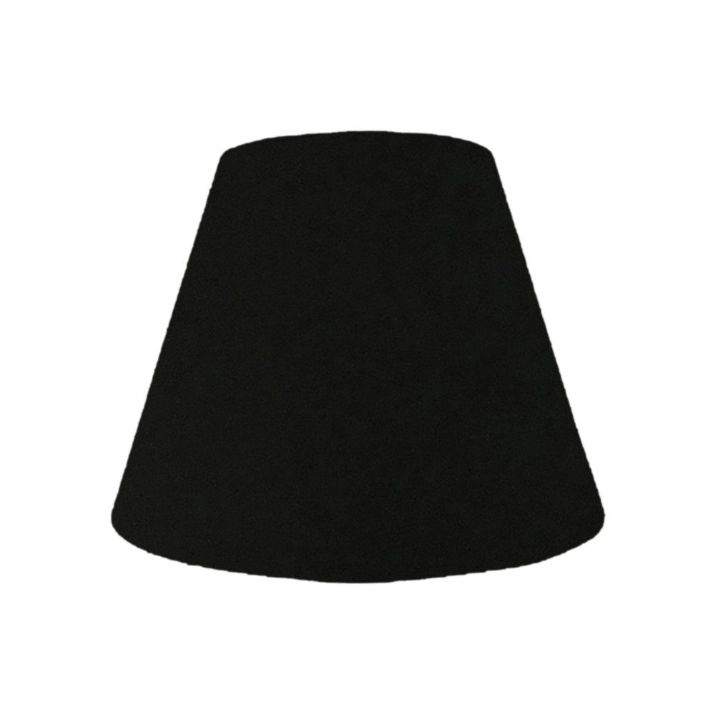新品 ランプ・シェード(lamp-shade) キャッチ式 交換用ランプシェード 綿布 ブラック 直径27cm K-27150