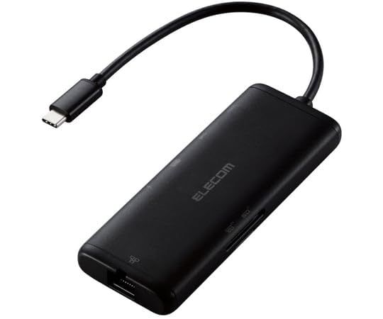 新品 エレコム Type-Cドッキングステーション USB PD対応 ブラック DST-070BPBK