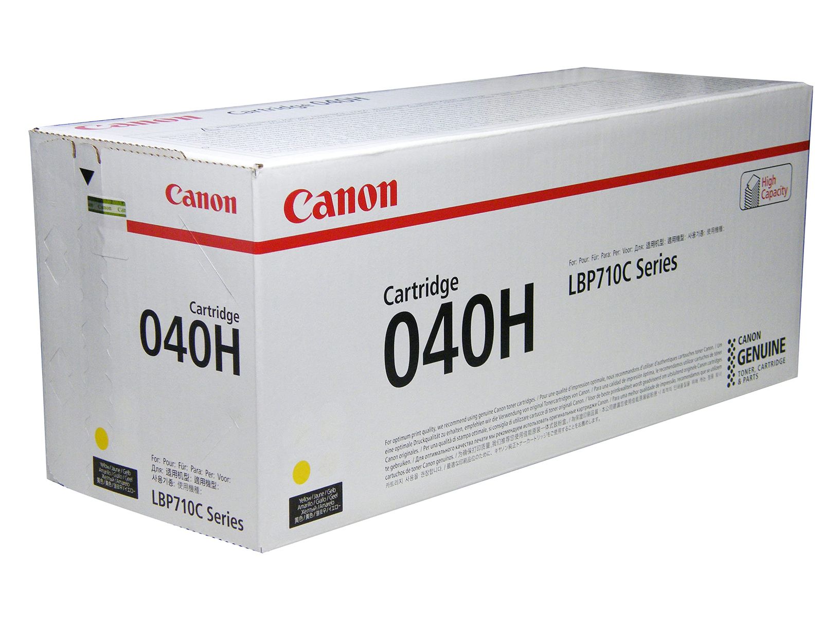 新品 CANON トナーカートリッジ040H イエロー 純正品