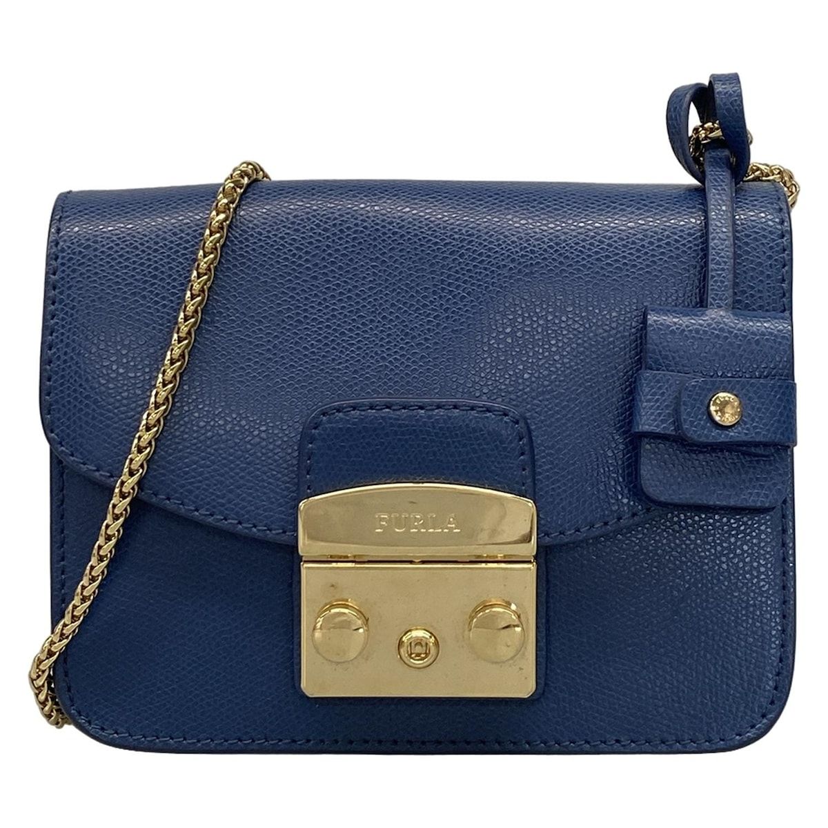 FURLA(フルラ) ショルダーバッグ メトロポリス G6400 ブルー レザー