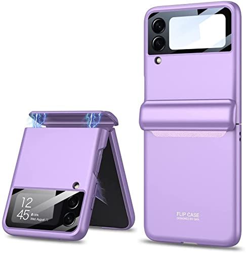 新品 Miimall Galaxy Z Flip 3 SC-54B/SCG12専用 ケース マグネチック ギャラクシー Z Flip 3 カバー カメラ保護 全面保護ケース 擦り傷防止 PC材料 軽量 防衝撃 ギャラクシー Z Flip 3 docomo SC