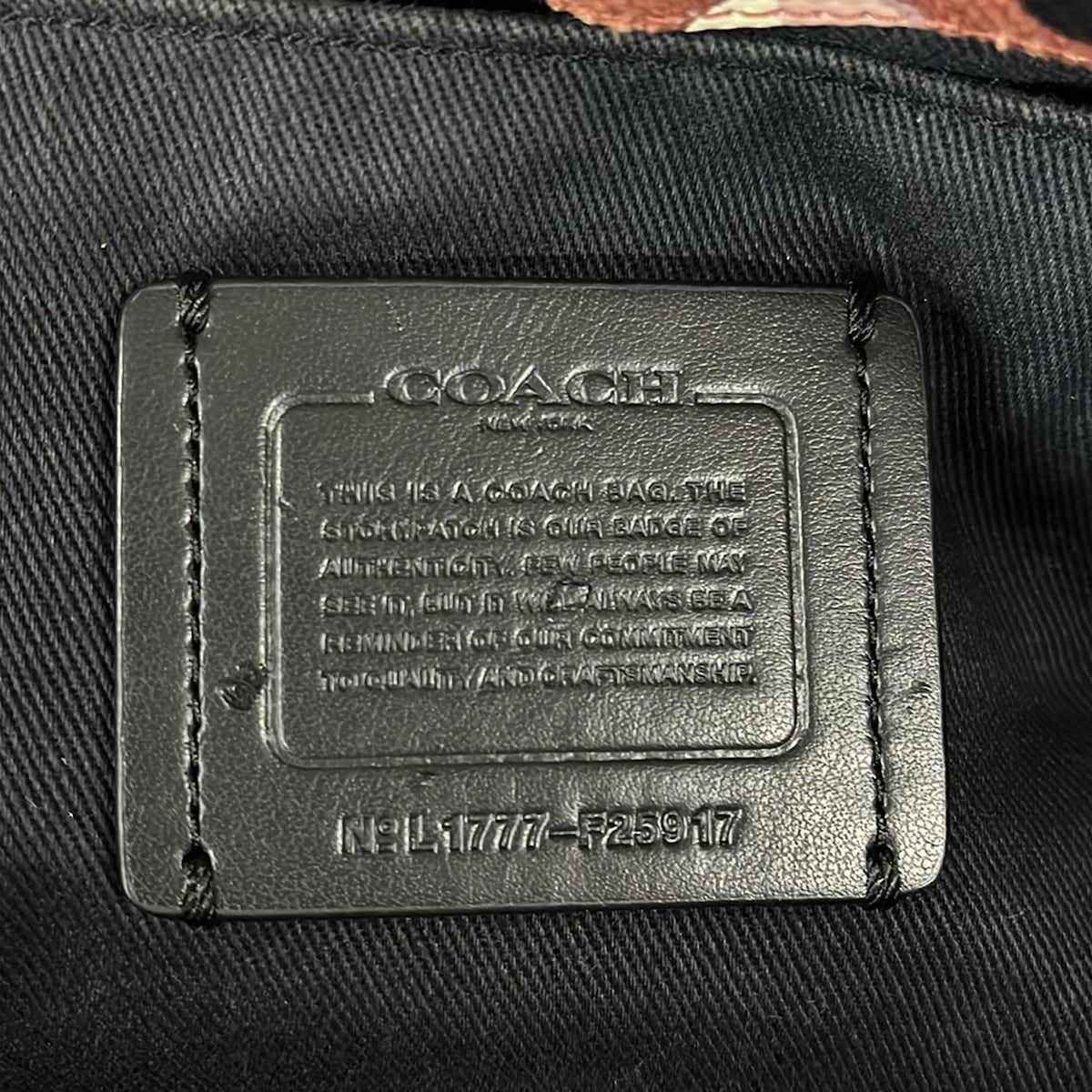COACH(コーチ) トートバッグ - F25917 ブラウン×黒×マルチ - メルカリ