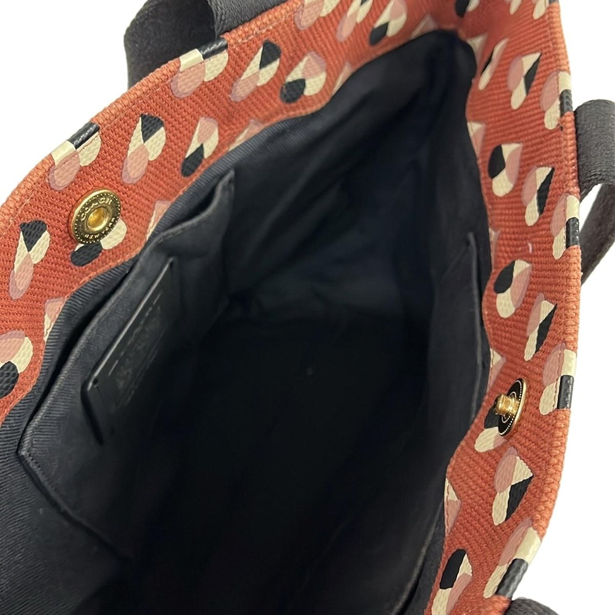 COACH(コーチ) トートバッグ - F25917 ブラウン×黒×マルチ - メルカリ