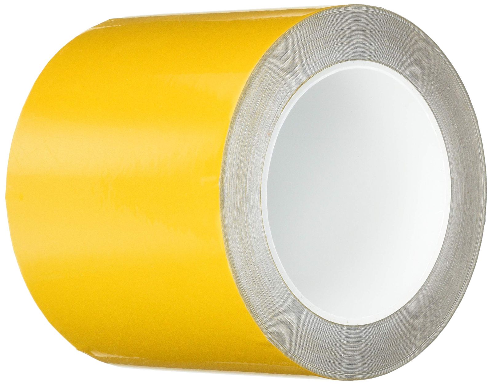 新品 再帰反射ラインテープ 黄色 幅100mmx22m 厚さ0.16mm PET 高視認性