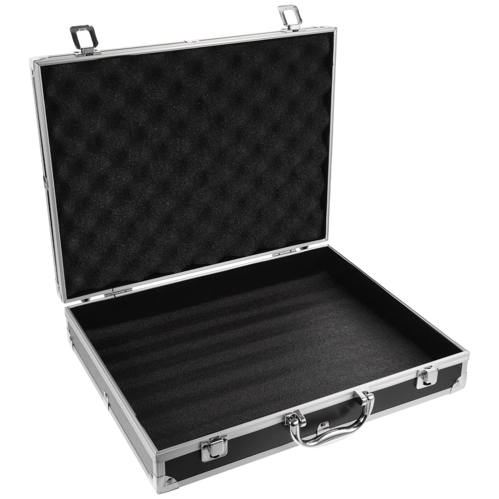 NUOLUX アルミツールケース ブロッククッション付き 28X37X7.5CM アルミ製工具箱 防水保護 アタッシュケース ツールボックス 工具収納ケース 貴重品、化粧品なども適用ts 0f47c38c
