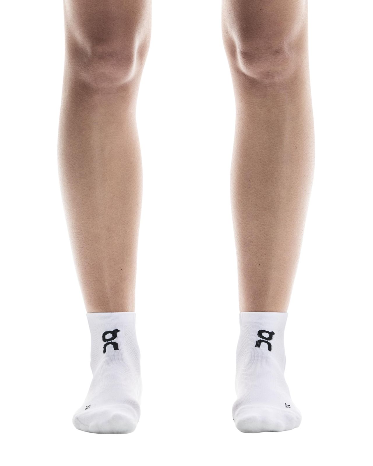 新品 [オン] Core Run Sock Mid 2P White ユニセックス M 9.5-11.5