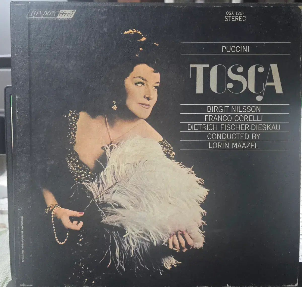 ジャコモ プッチーニ_オペラ トスカ（ローリン マゼル) 2LP BOX （ UK ）