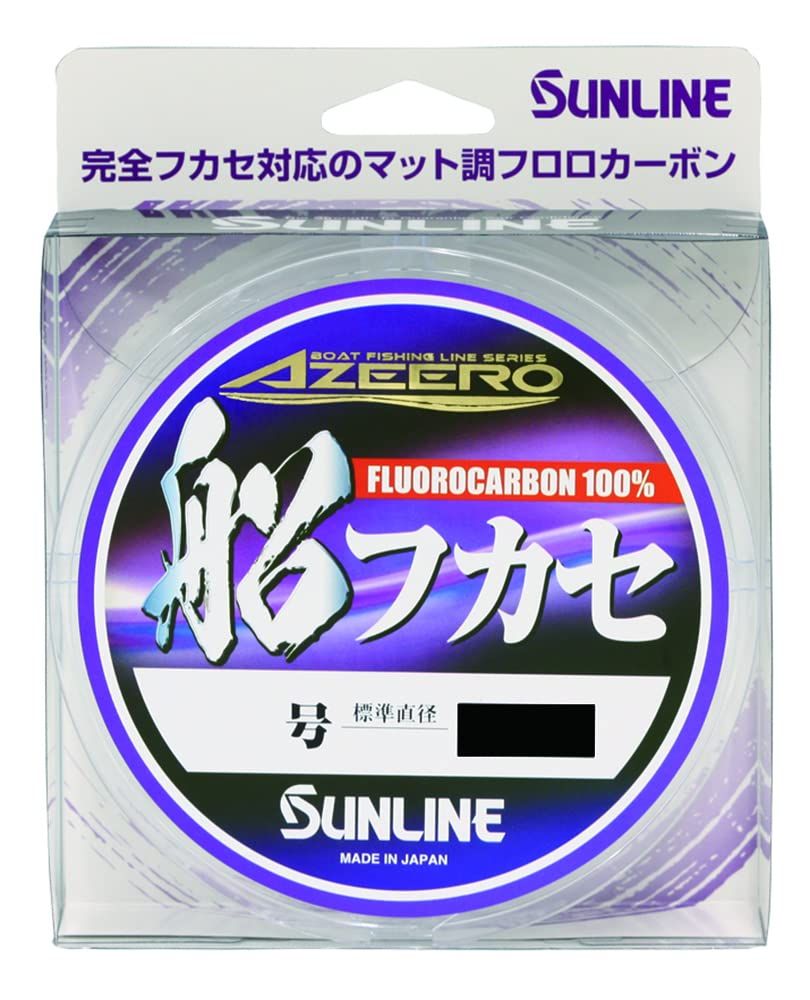 新品 サンライン(SUNLINE) フカセ釣り対応道糸 軟調子フロロカーボンライン アジーロ 船フカセ 300m マット調クリア 3号