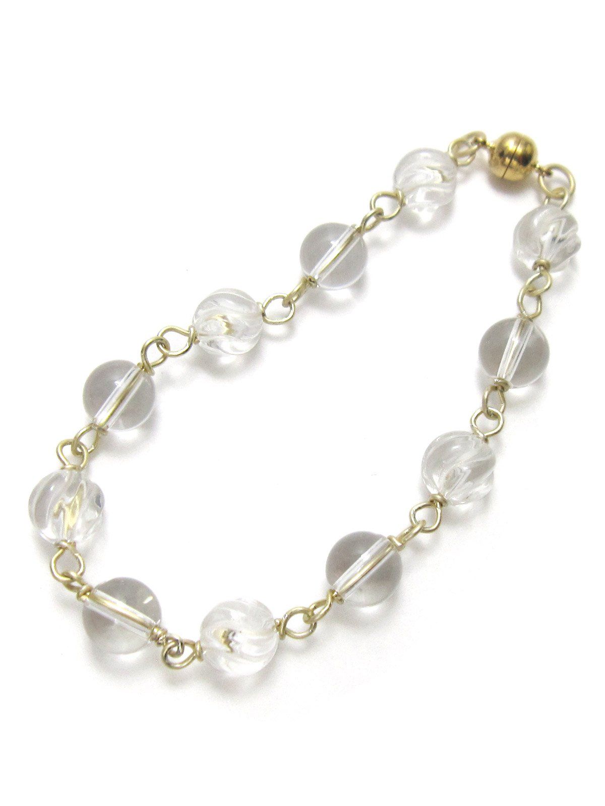 新品 [Cherry] Crystal Magnetic Bracelet Natural Stone Power Stone A780