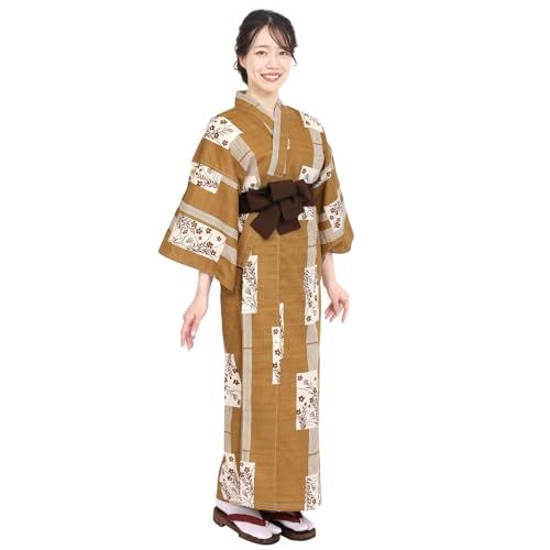 [Fuuka] 旅館浴衣 単品 リネン浴衣 レディース 大きいサイズ 業務用 寝巻き 温泉浴衣 おしゃれ （桜香 牡丹の詩 百合の華 藍華乱菊 凛椿 風雅カルタ）S M L LL サイズe 9ab210ed