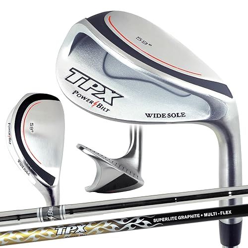 ゴルフ サンドウェッジ TPX ワイドソール 59度 スチール カーボン メンズe 23e35e95