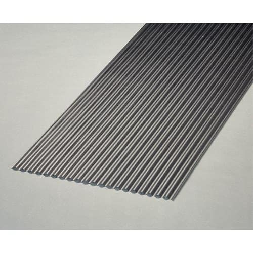 新品 エスコ ポリカ波板(ヒートカット/マットグレー/2枚) 1820x655mm EA952CA-120