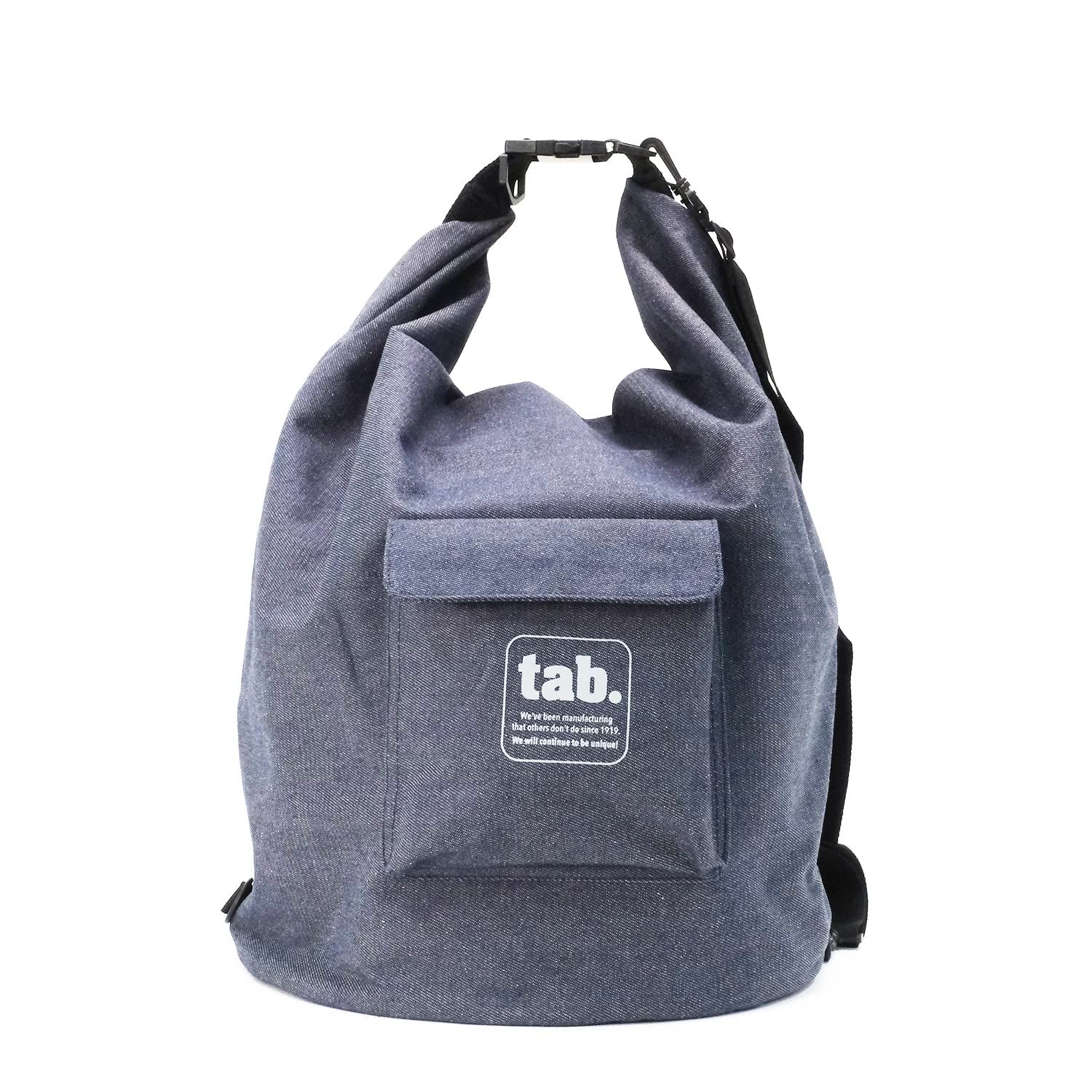 新品 【tab. ワイドバッグ】キャリーバッグ 収納バッグ 薪入れ ストーブ収納 外ポケット付き 大容量 デニム生地 トリゴン 灯油ストーブ