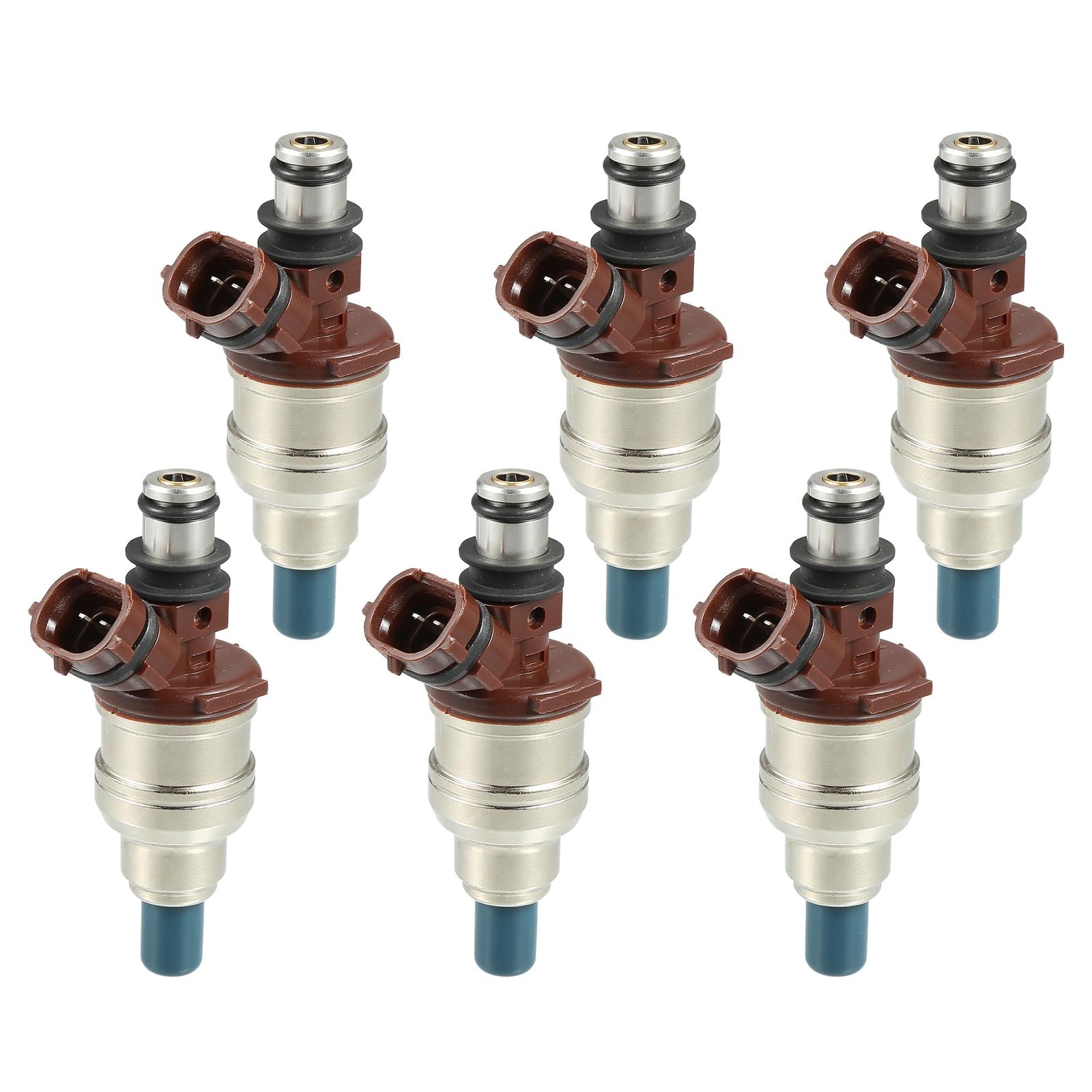 新品 INFINAUTO 燃料噴射装置 エンジン燃料噴射ノズルNo.23209-65020 トヨタに対応4ランナー1989-1995 3.0L トヨタに対応ピックアップ1989-1995 3.0L ブラウン 6個セット