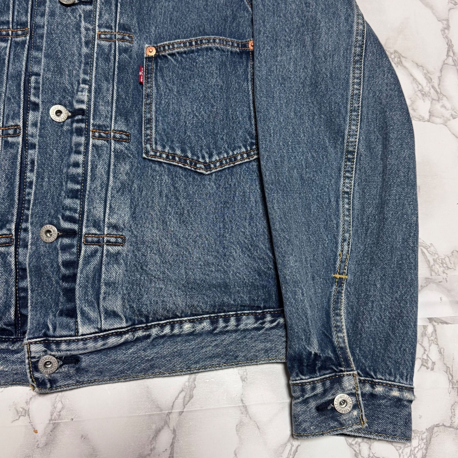 リーバイス プレミアム 1st 復刻 デニムジャケット サークルR　シンチバック トレンド【LEVI'S PREMIUM リーバイス 【商品名】1st 大戦 BIG E