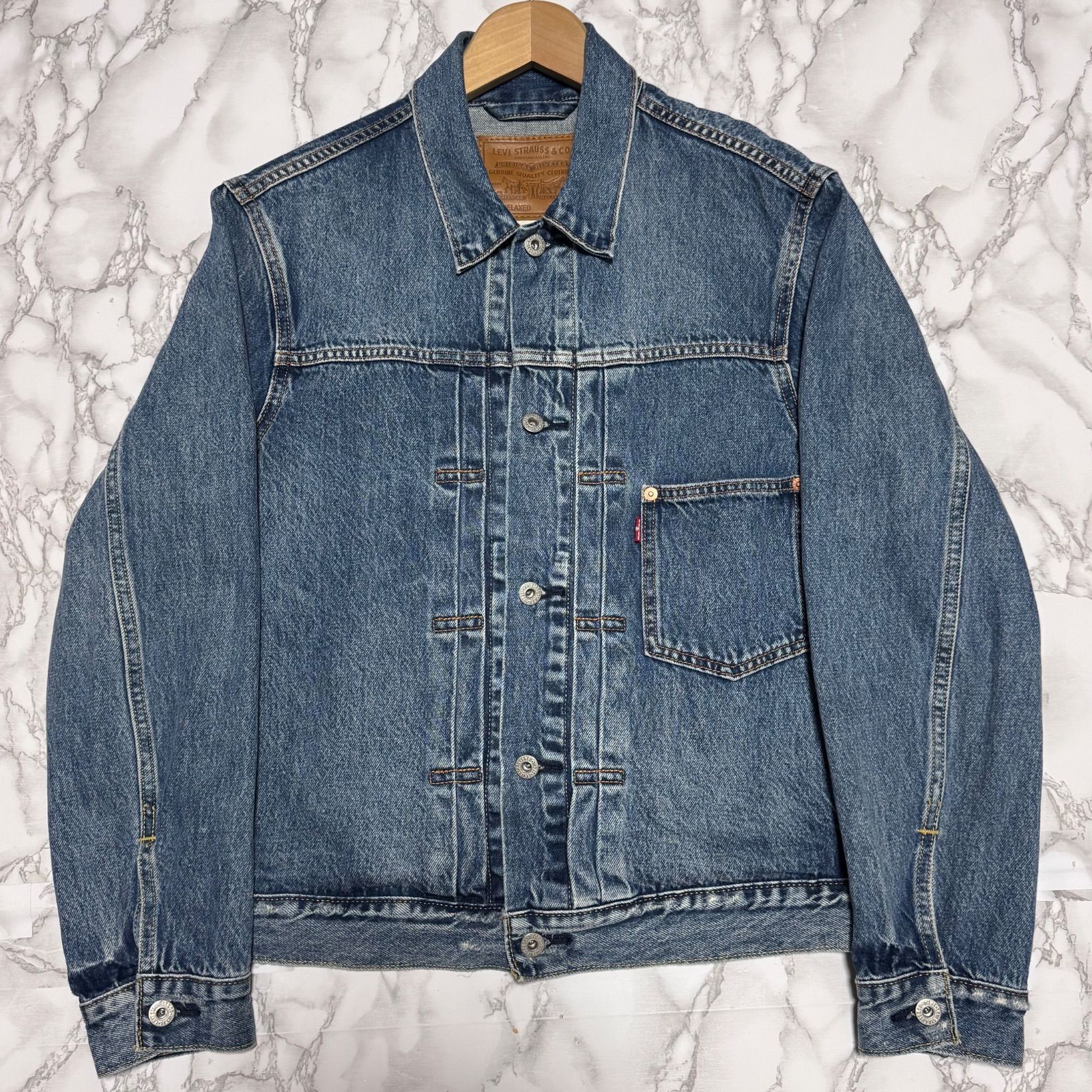 【極美品】リーバイス プレミアム 1st シンチバック デニムJKT 大戦モデル トレンド【LEVI'S PREMIUM リーバイス 【商品名】1st 大戦 BIG E