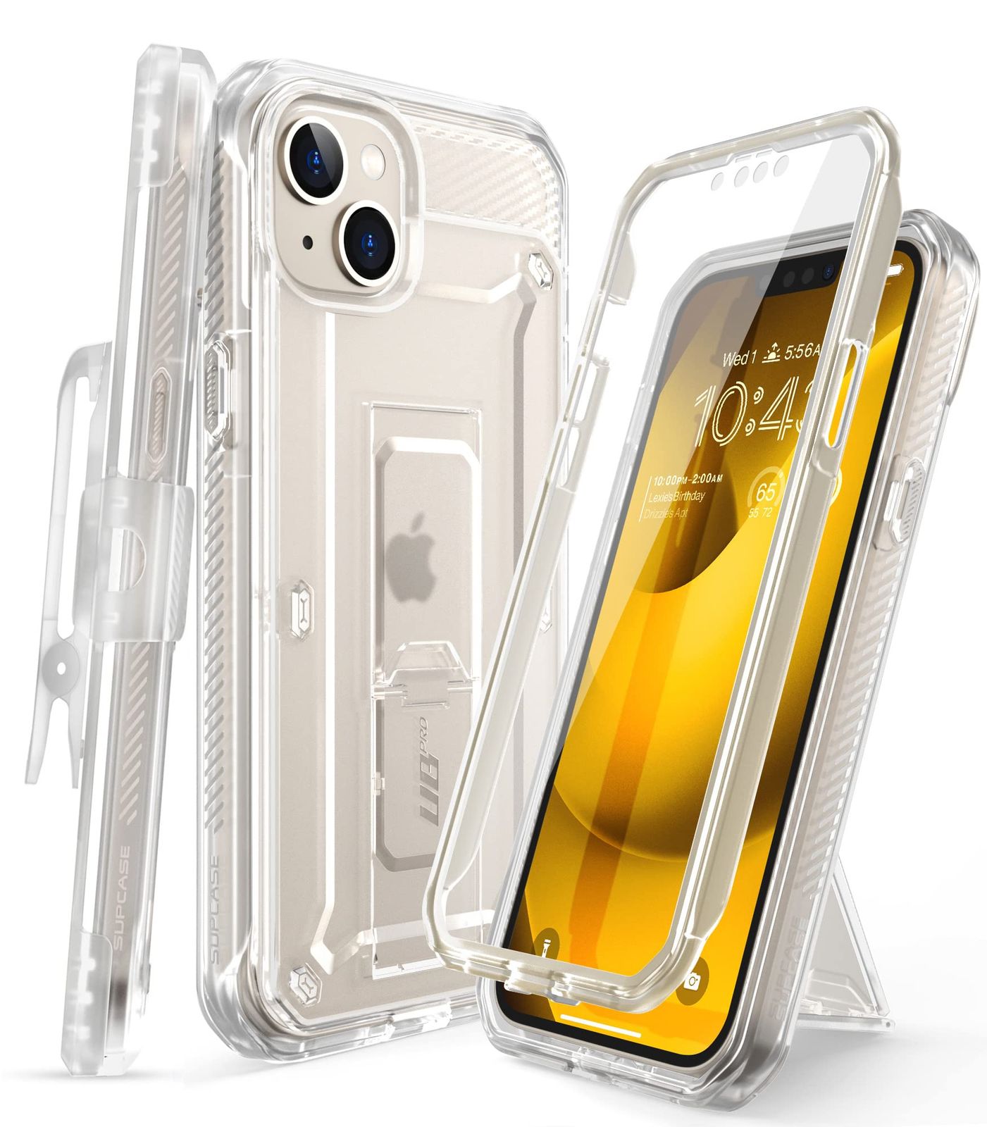 新品 SUPCASE iPhone14 Plus ケース 6.7インチ 2022 全面保護 耐衝撃性 米軍事規格取得 ケースと液晶保護フィルム一体型 防塵 腰かけクリップ付き スポーツ UBProシリーズ