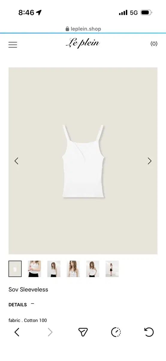 Le Plein sov スリーブレス sov sleeveless