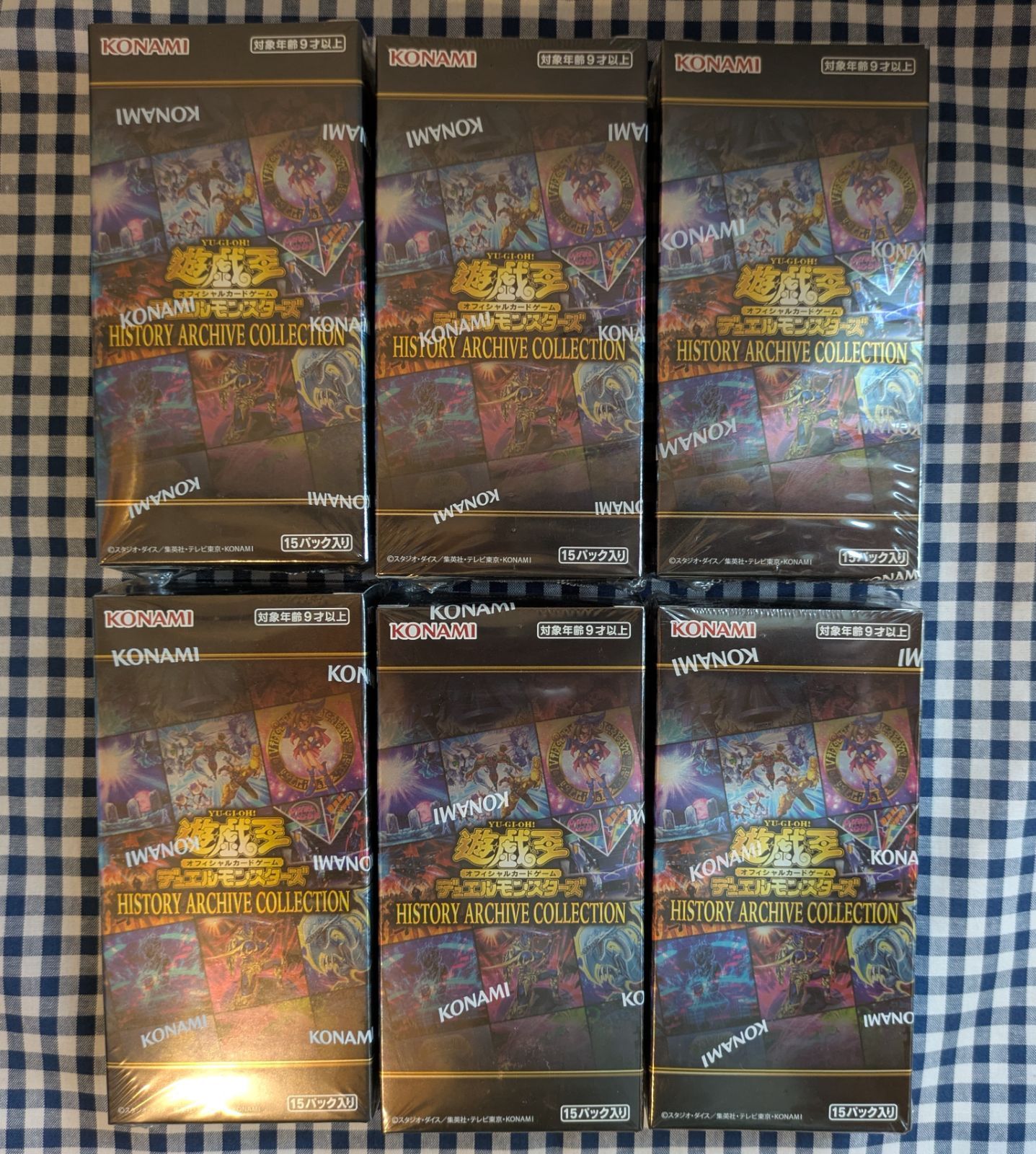 遊戯王 HISTORY ARCHIVE COLLECTION シュリンク付き 新品】【未開封シュリンク付き】【6BOXセット】遊戯王OCGデュエル