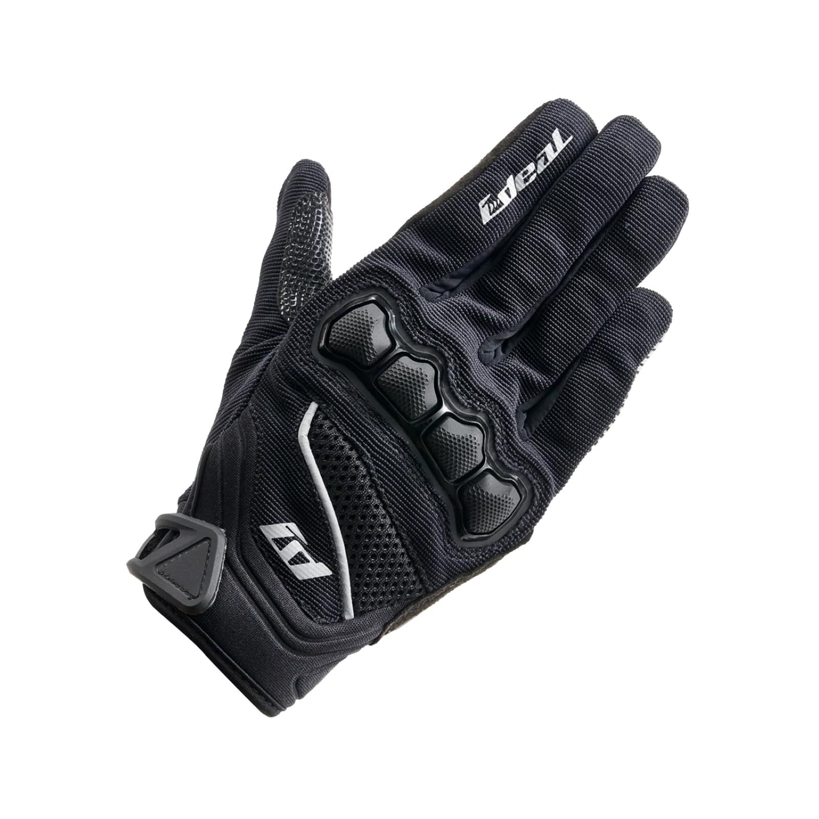新品 [山城] IDEAL アイディール バイク用 メッシュ グローブ 通気性 春 夏 プロテクター スマホ対応 タッチパネル対応 ID-001 AXIS アクシス ブラック Sサイズ ID001/BK/S