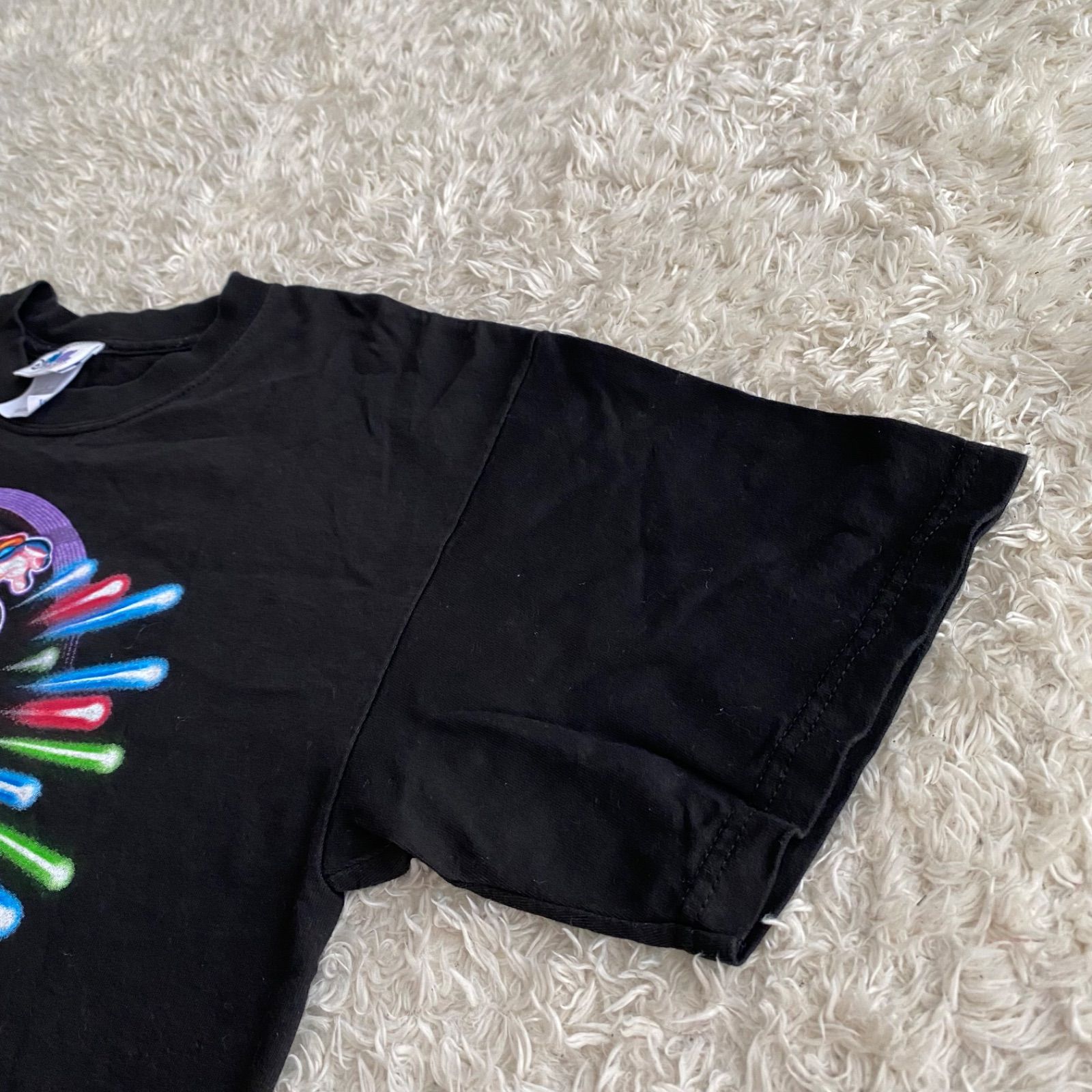 ほぼデット！Disney Space Mountain　ディズニー　スペースマウンテン　Tシャツ　ブラック　サイズL ヴィンテージ