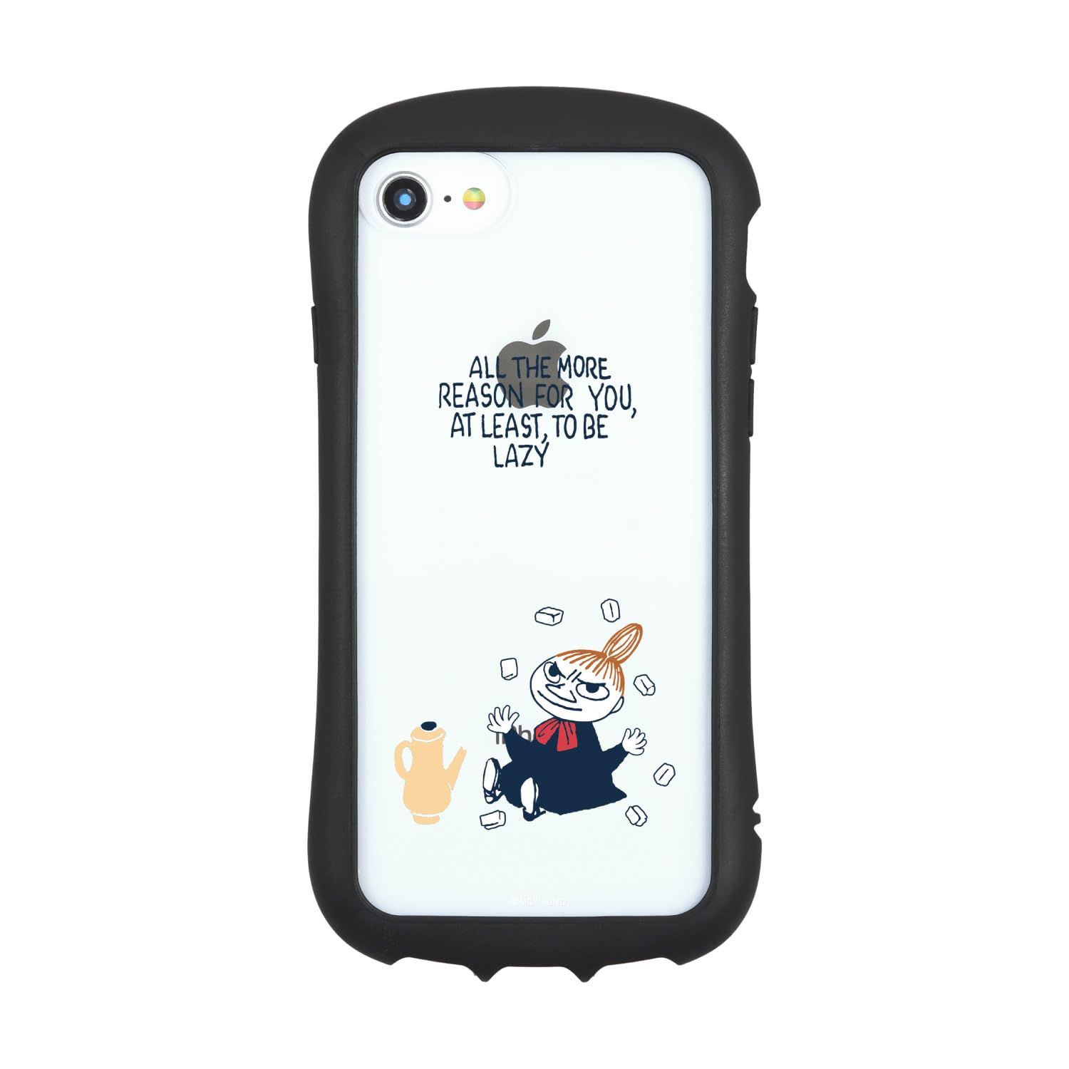 新品 グルマンディーズ ムーミン リトルミイフェア iPhone SE (第3世代/第2世代) / 8 / 7 / 6s / 6 (4.7インチ) 対応 ハイブリッドクリアケース Aタイプ MMN-248A