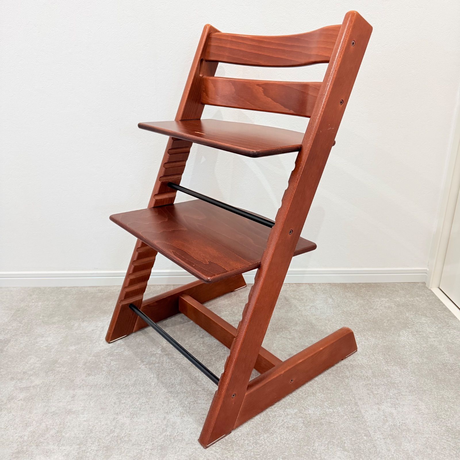 STOKKE トリップトラップ ブラウン シリアル3 解体なしで発送いたし