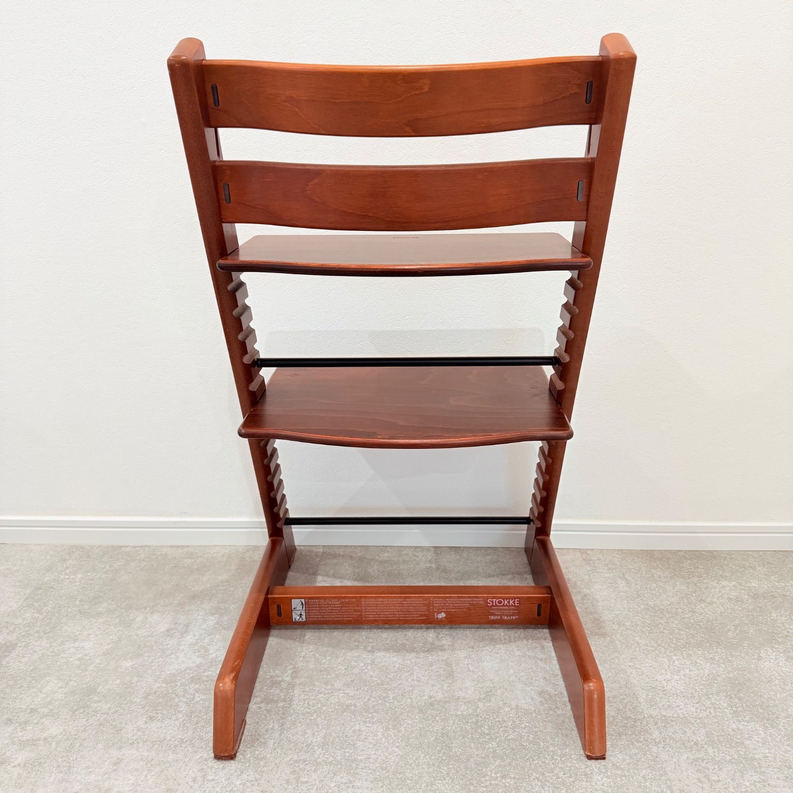 【美品】　STOKKE トリップトラップ　シリアル 3ストッケ　ブラウン STOKKE トリップトラップ シリアル3 ブラウン ストッケ 廃盤 北欧