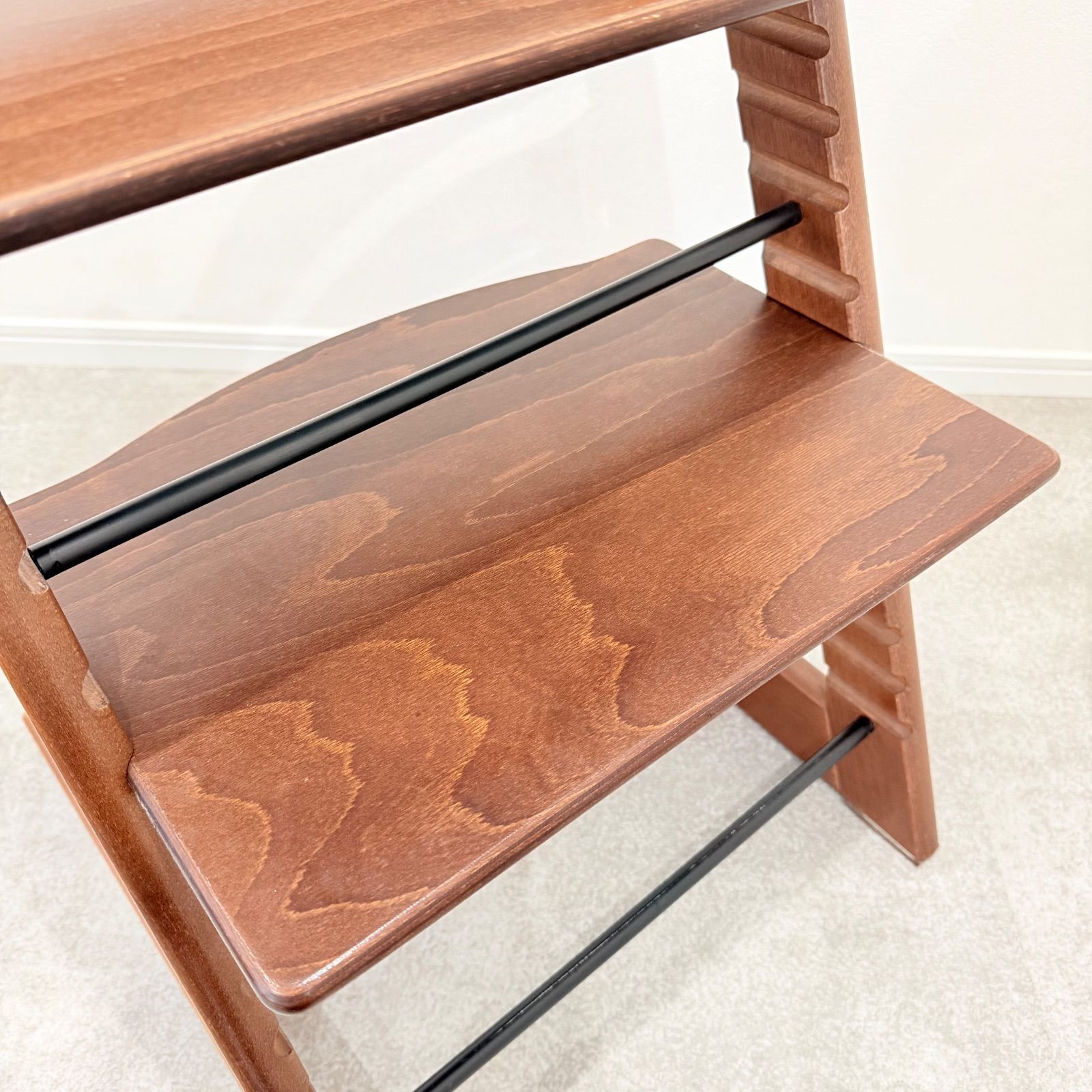 STOKKE トリップトラップ ブラウン シリアル3 解体なしで発送いたし