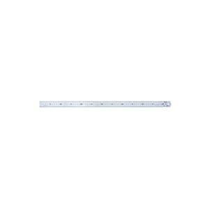 （まとめ）プラス ステンレス直尺 60cm 1.2mm厚 シルバー〔×3セット〕