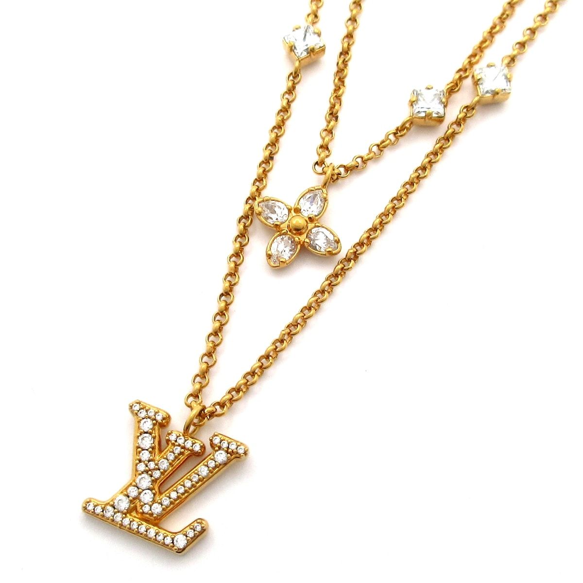 LOUIS VUITTON(ルイヴィトン) ネックレス美品 ネックレス・レディ LV 