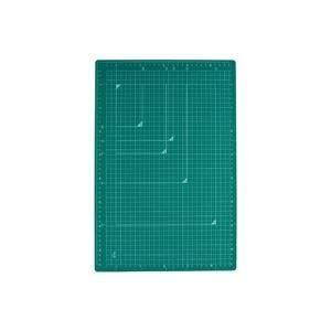（まとめ）プラス カッターマット A3 GR CS-A3 緑〔×5セット〕