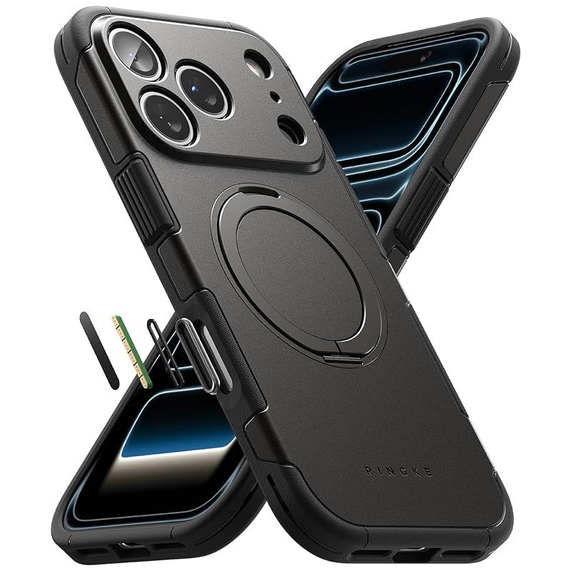 【新品】 【Ringke】iPhone 17 Pro Max用 Alles Pro ケース TPU+PC+マグネット 黄ばみなし 落下防止 耐衝撃 傷防止 ワイヤレス充電 マグネット キックスタンド カメラコントロールボタンカバー スマホケース アイフォン17 4,710円
