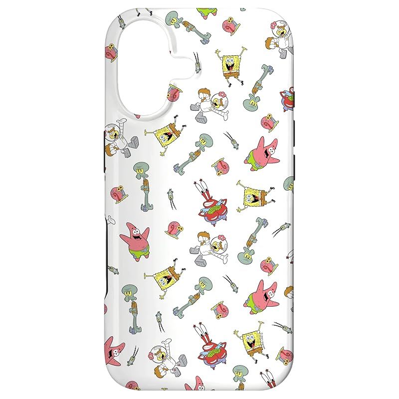 【新品】 スポンジボブ スクエアパンツ キャラクター トスアップ スマホケース iPhone 17 用