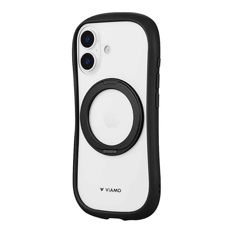 【新品】 LEPLUS iPhone 17対応 360度回転スタンド付き耐傷・耐衝撃ハイブリッドケース 「ViAMO mag swing」 ブラック LN-IM25VMMSBK
