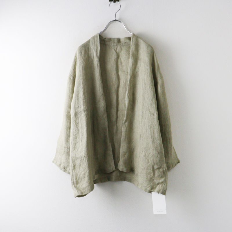 美品 定価28600円 2025SS エヴァムエヴァ evam eva linen cardigan