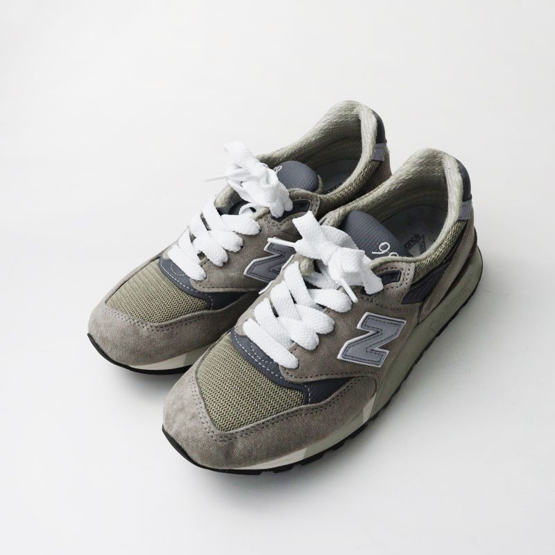 ニューバランス New Balance U998GR 23.5cm グレー／服飾 靴 スニーカー シューズ スエード【2400014977080】