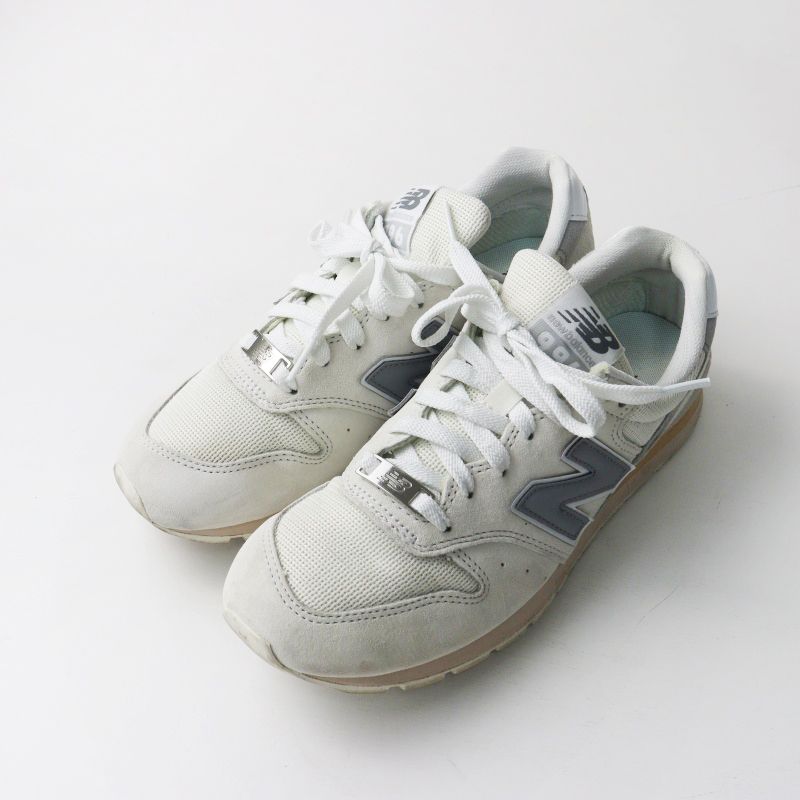ニューバランス New Balance CM996CN2 レースアップスニーカー 24cm‖オフホワイト シューズ 靴 くつ【2400014978070】
