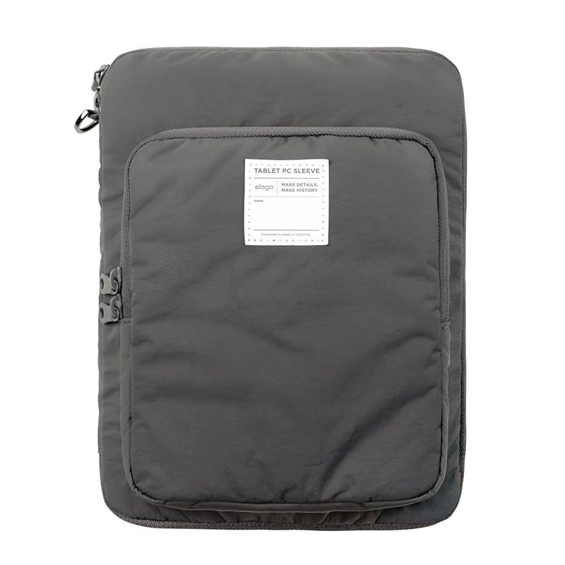 【新品】 【elago】 タブレット ポーチ 10インチ 11インチ 対応 シンプル 軽量 撥水 加工 ポケット 付き 持ち運び ケース ケーブル収納 撥水加工 衝撃 傷 保護 軽い 持ち運びケース [ iPad iPadPro タブレット 各種 対応 ] P