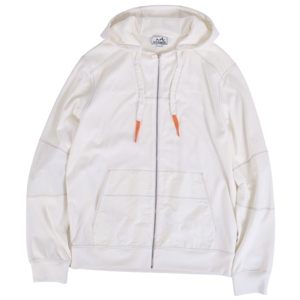 美品 エルメス HERMES パーカー 22SS ヴォワルH フーディー スウェ
