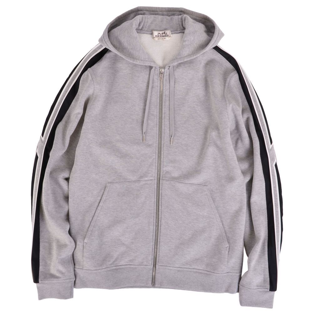 極美品 エルメス HERMES パーカー 23SS ランH RUN H フーディ