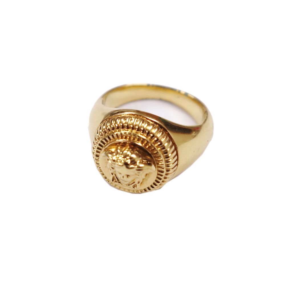 美品 ヴェルサーチ VERSACE リング 指輪 メデューサ アクセサリー レデ