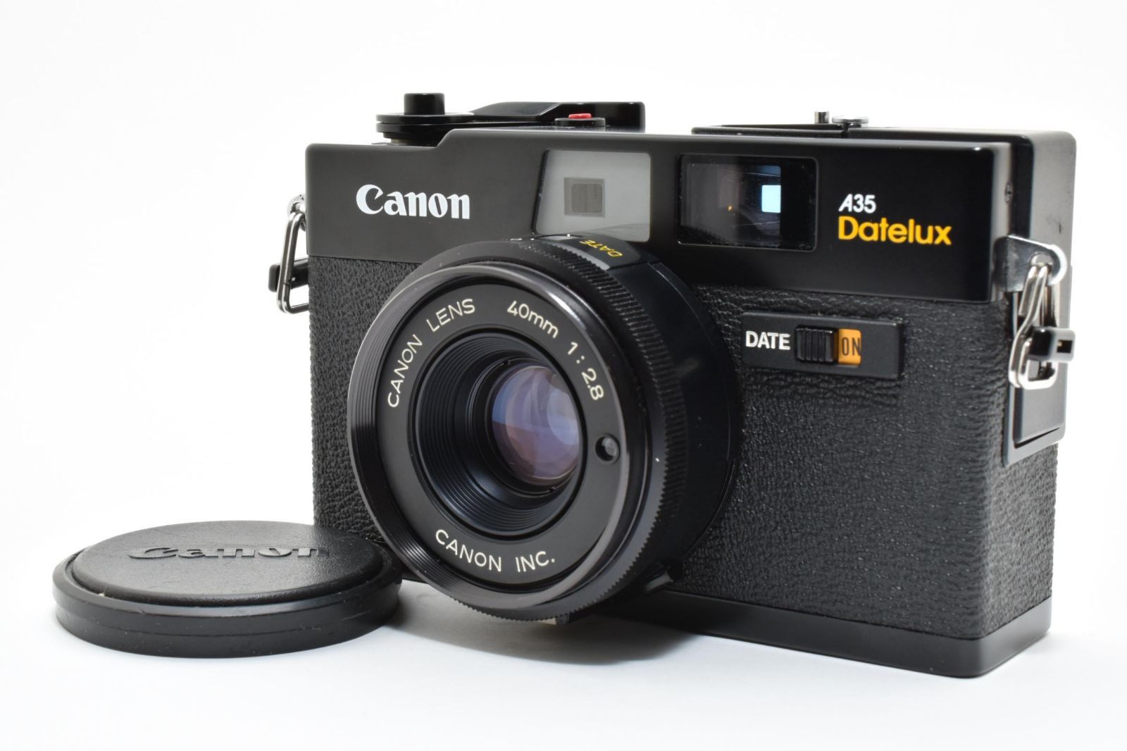 6924 【並品】 Canon A35 Datelux Rangefinder Film Camera 動作確認済 キャノン レンジファインダーカメラ