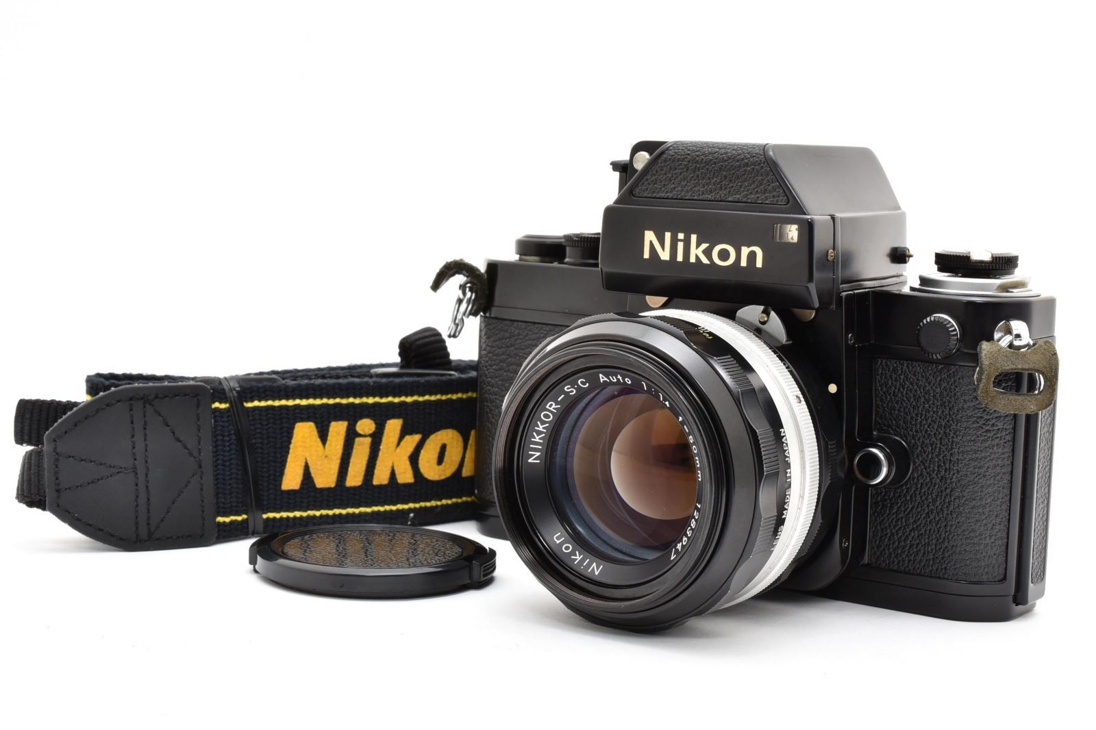 7220 【良品】 Nikon F2 Photomic Black Slr Film Camera Non Ai Nikkor 50mm F1.4 Prime Lens ニコン Mfフィルムカメラ