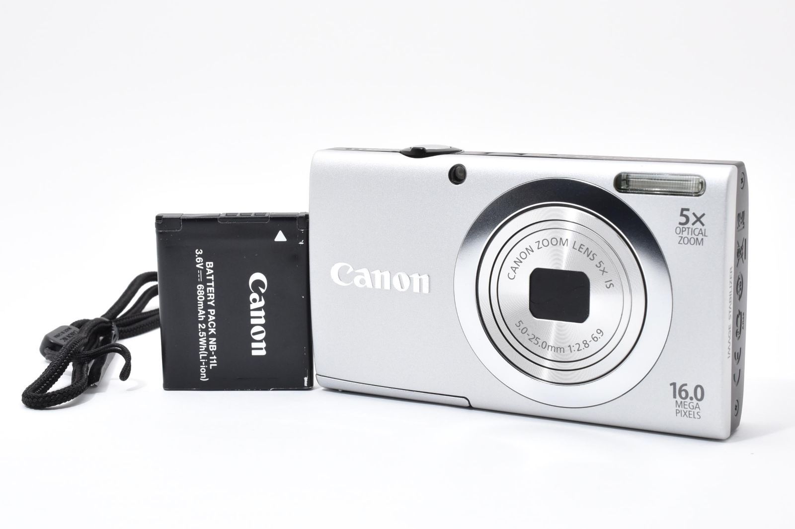 7008 【良品】 Canon Powershot A2400 Is Compact Digital Camera 動作確認済 キャノン コンパクトデジタルカメラ