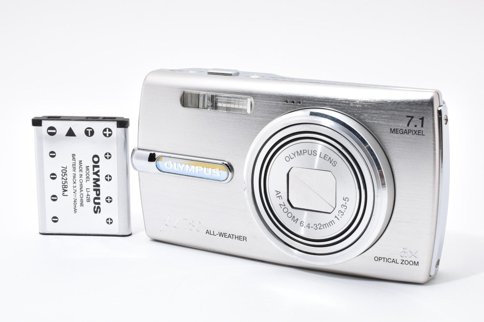 7009 【並品】 Olympus Μ 780 Compact Digital Camera 動作確認済