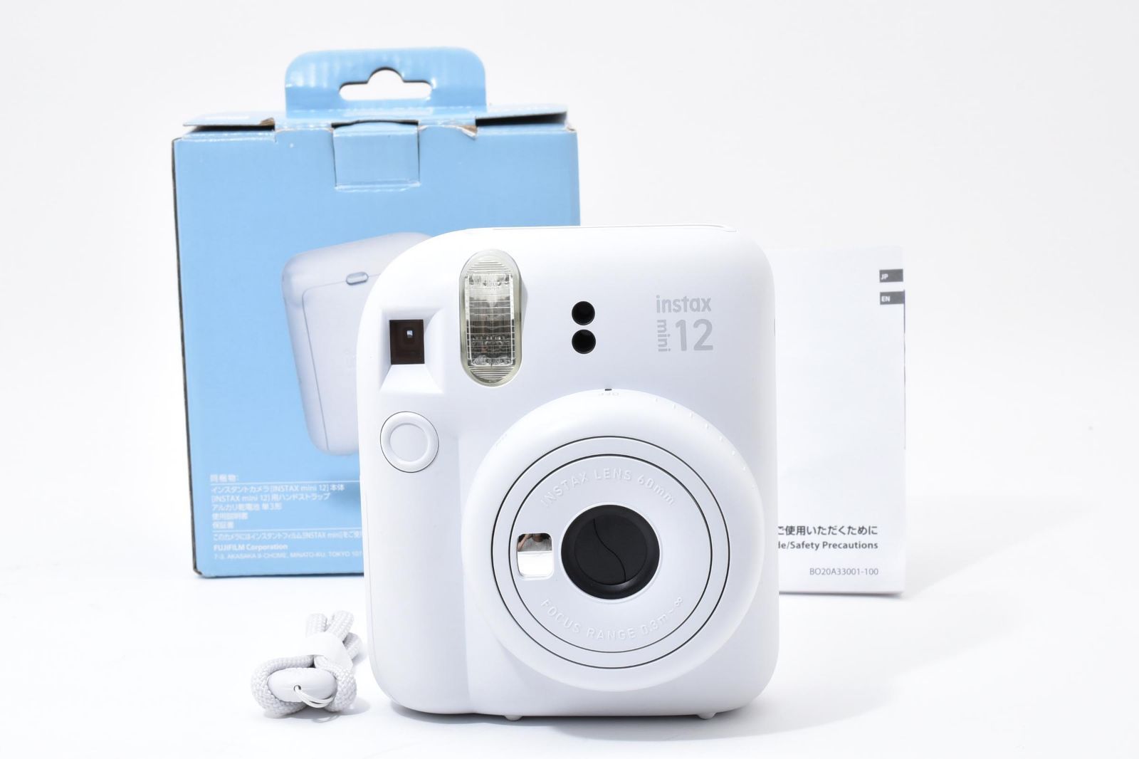 6787 【良品】 Fujifilm Instax Mini 12 35mm Point & Shoot Film Camera 動作確認済 フジフィルム コンパクトフィルムカメラ