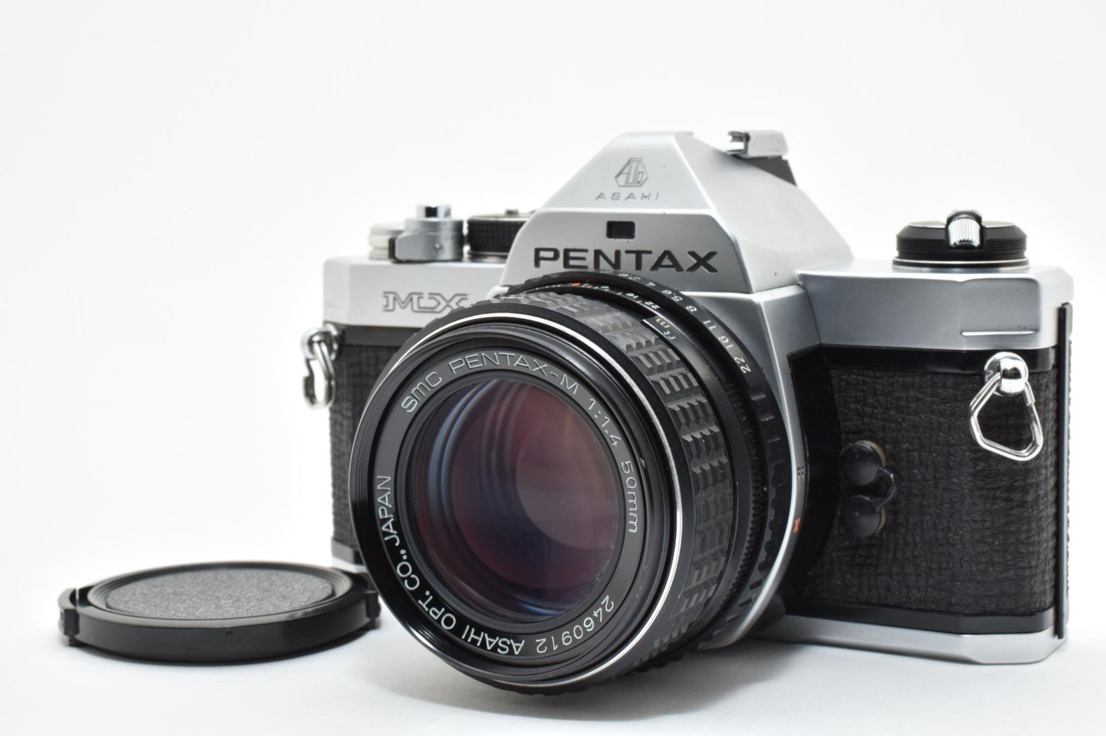 6223 【良品】 Pentax Mx Slr Film Camera Smc Pentax M 50mm F1.4 Prime Lens モルト交換済 動作確認済 ペンタックス Mfフィルムカメラ