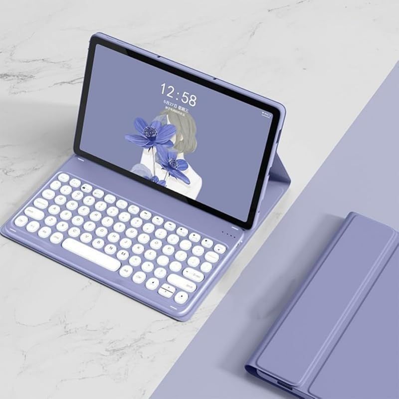 【新品】 XIHAMA for Lenovo Tab P12 12.7インチ / Xiaoxin Pad pro 12.7 専用 保護ケース キーボード付き マグネット着脱式 JP+US配列 Bluetooth ワイヤレス タブレットアクセサリー Lenovo