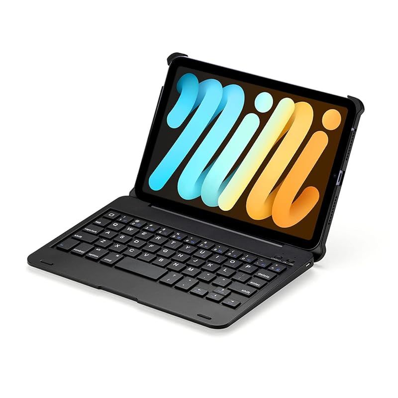 新品】 iPad mini 7 キーボードケース 一体型 iPad mini6/mini (A17 